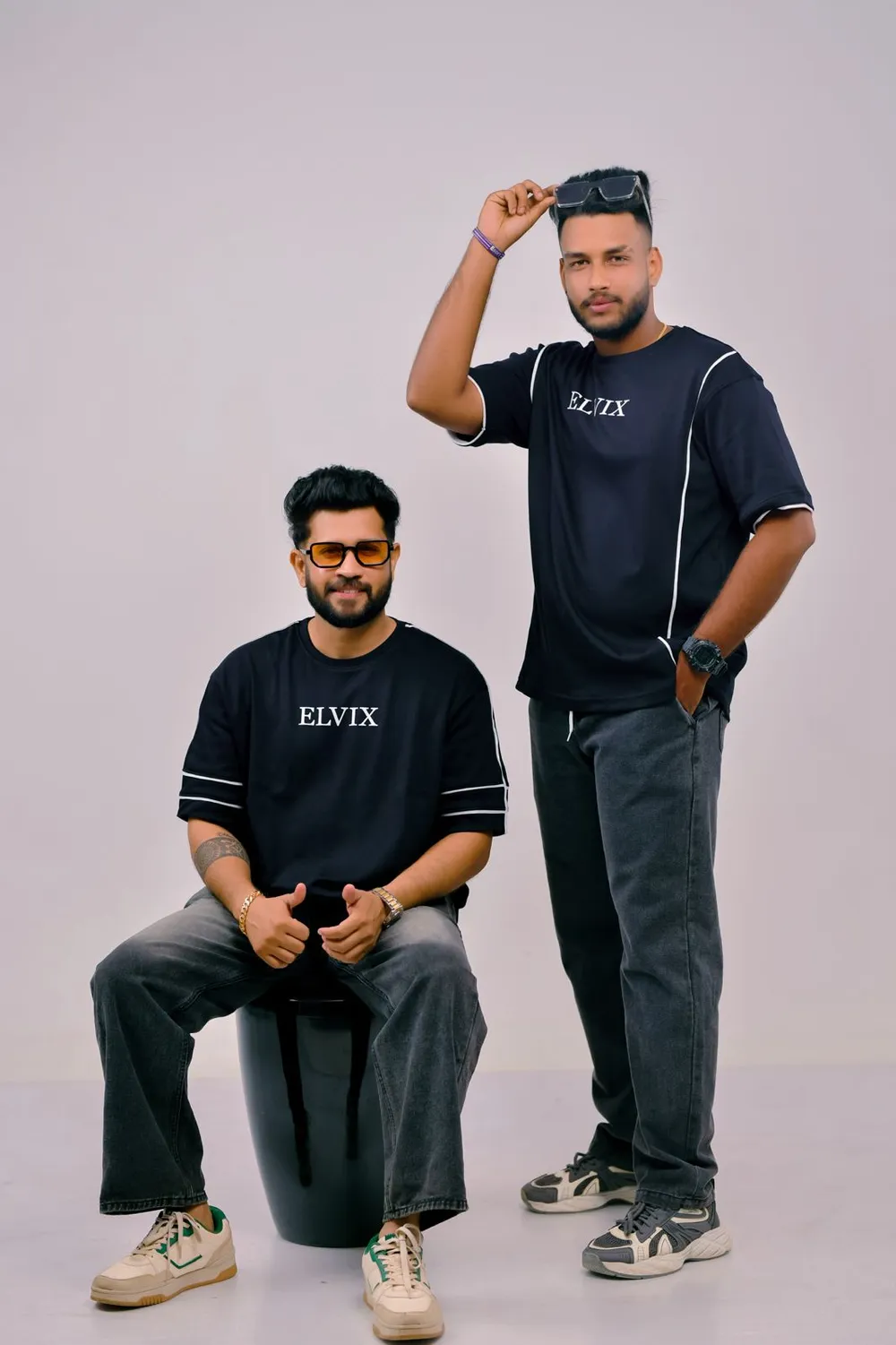 ELVIX black classic tees